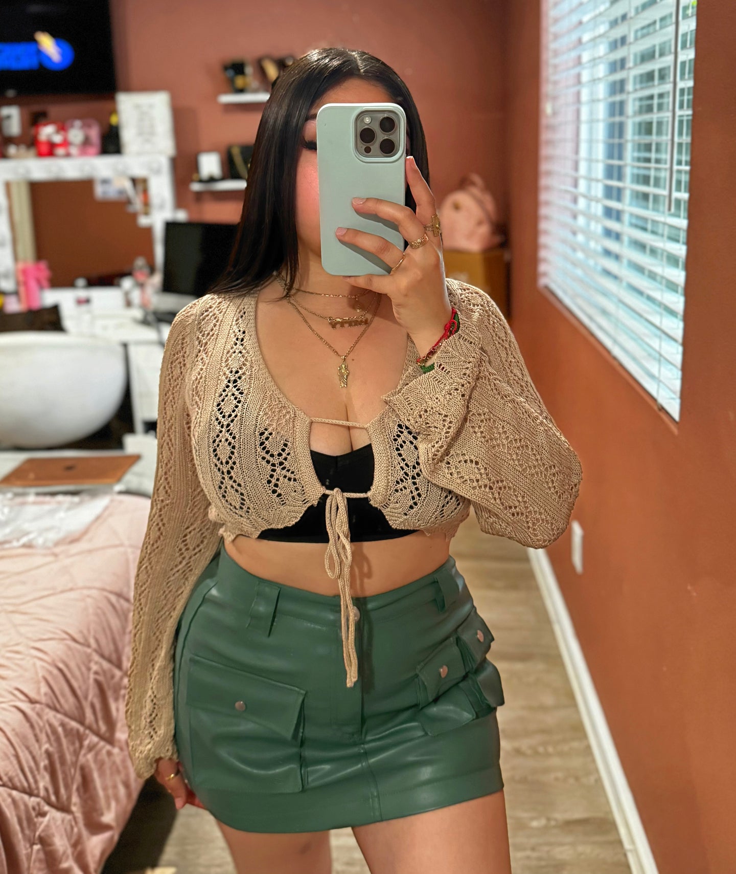 Olivia Knit Top (Khaki)